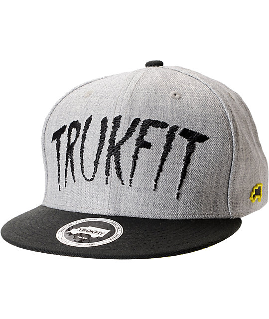 Trukfit Tales From Trukfit Grey Snapback Hat
