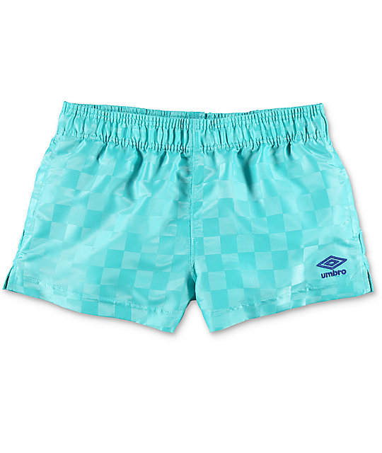 women's umbro checkerboard shorts