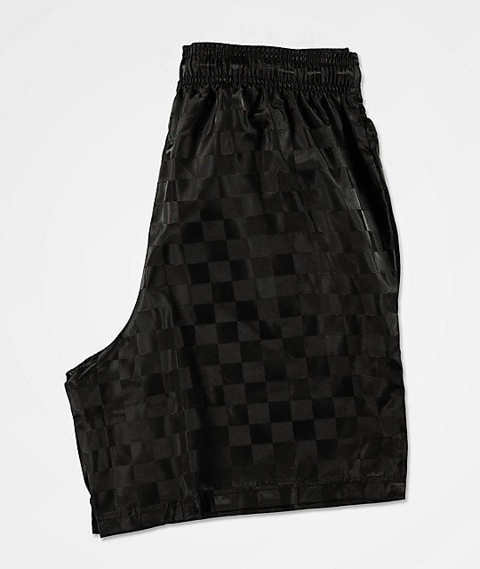 black umbro football shorts