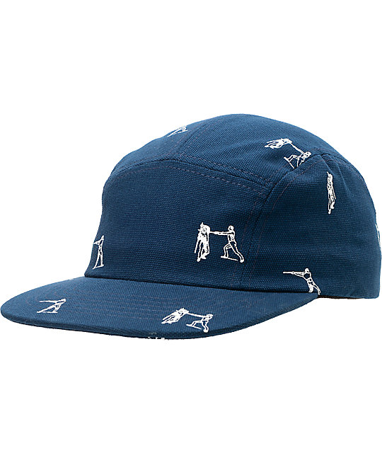 Undefeated Action Camp Navy 5 Panel Hat | Zumiez