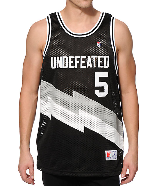 Undefeated Blaze Basketball Jersey Tank Top | Zumiez