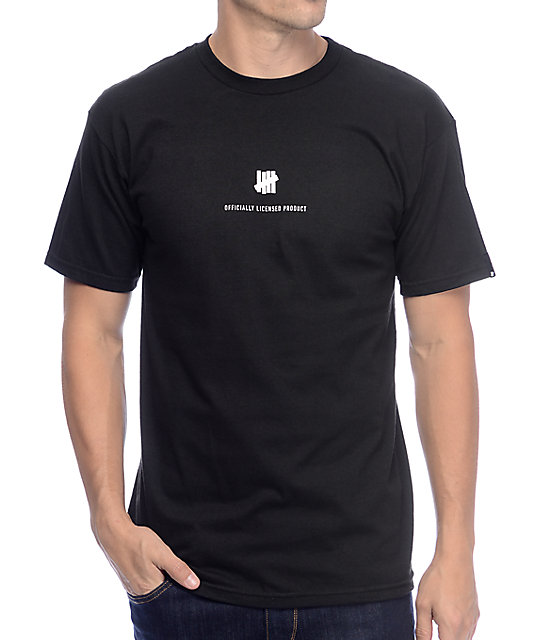 Undefeated Officially Licensed Black T-Shirt | Zumiez