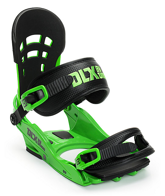 Union DLX Green Snowboard Bindings