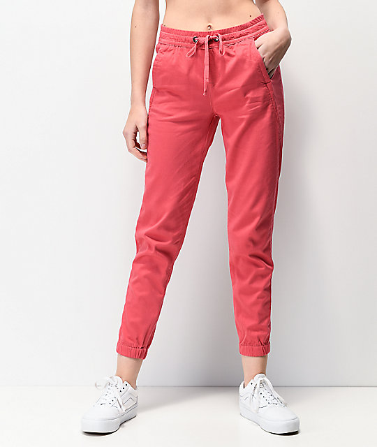 pink jogging pants