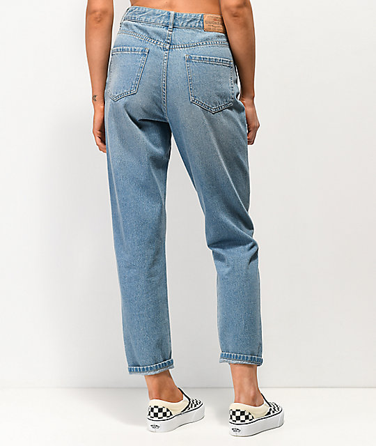 Unionbay Vintage Light Wash Mom Jeans | Zumiez