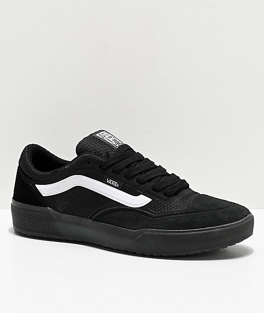 Vans A.V.E. Pro Black \u0026 White Skate Shoes | Zumiez