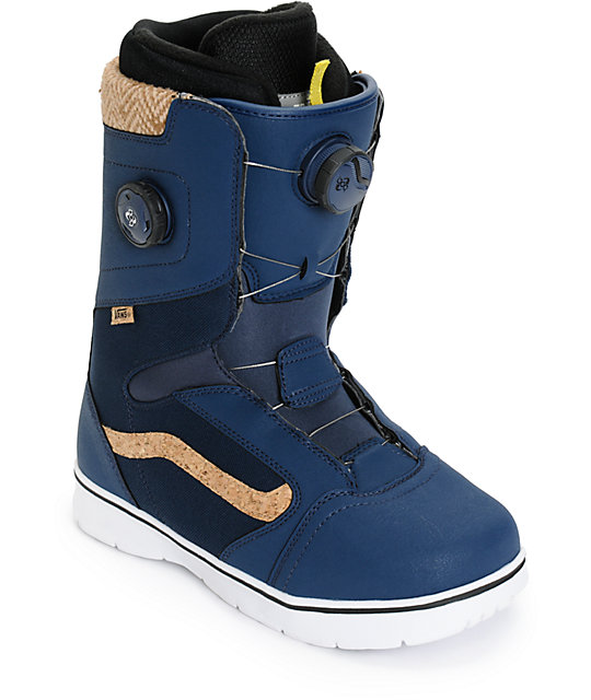 blue vans snowboard boots