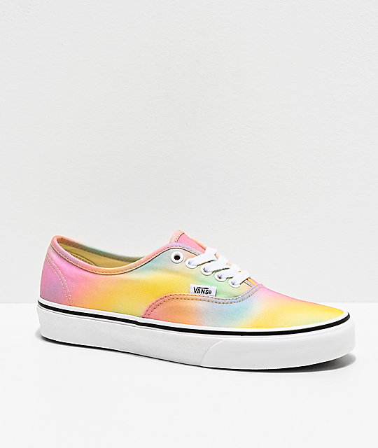 Vans authentic outlet platform rainbow