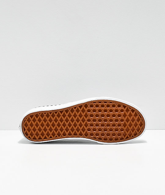 vans foxing blue and white skate shoes