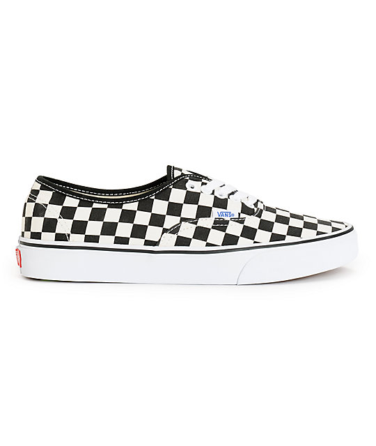 Vans Authentic Checkerboard Skate Shoes | Zumiez