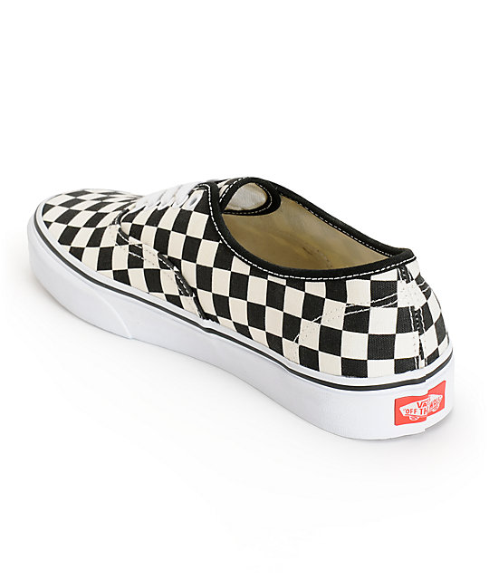 Vans Authentic Checkerboard Skate Shoes | Zumiez