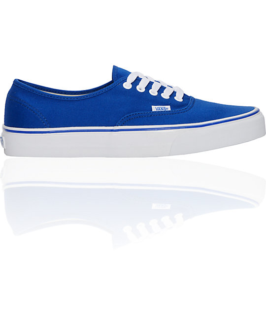 vans authentic blue