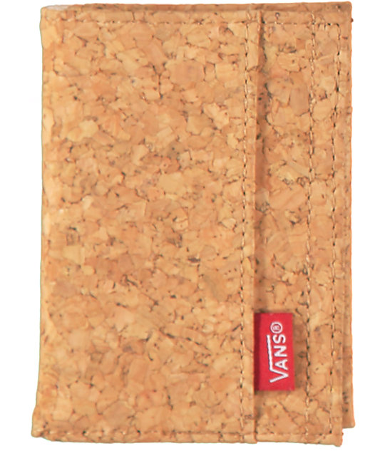 vans cork wallet