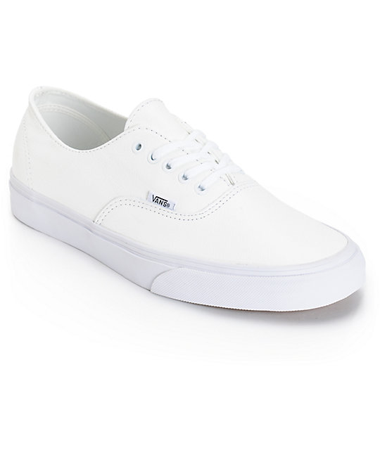 vans leather white vans leather white