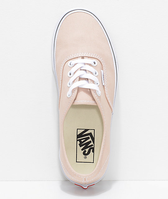 vans authentic skate shoe true white