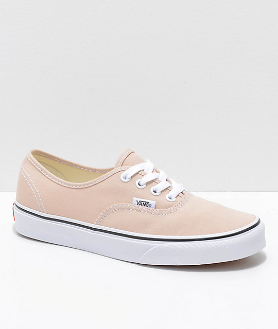 beige vans authentic