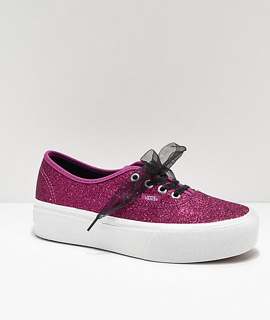 platform pink vans