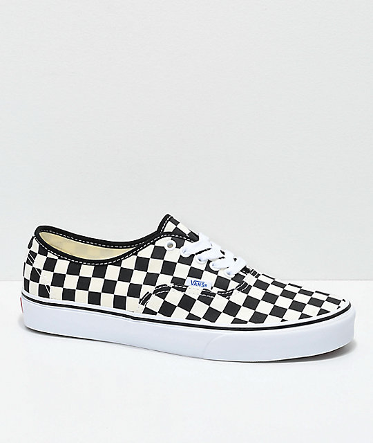 vans checkered lace up shoes