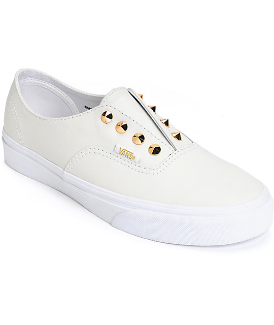 white and gold vans \u003e Clearance shop