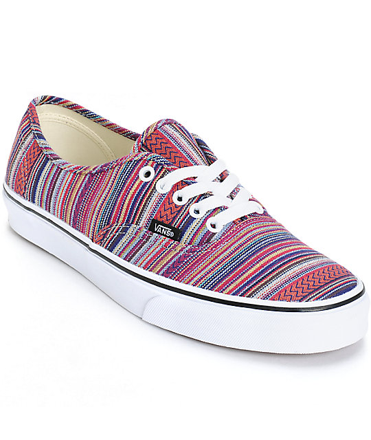 vans authentic multicolor