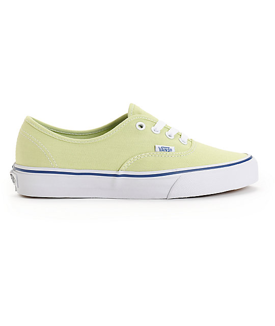 Vans Authentic Lime Shoes | Zumiez