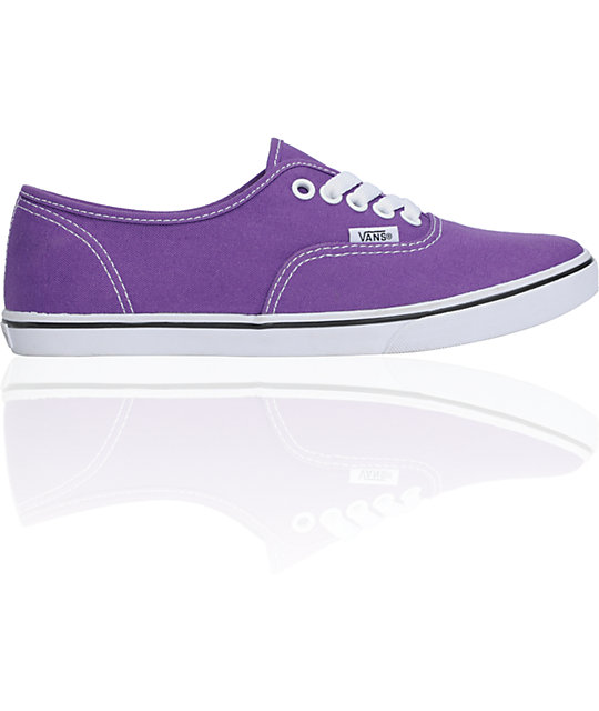 purple low pro vans