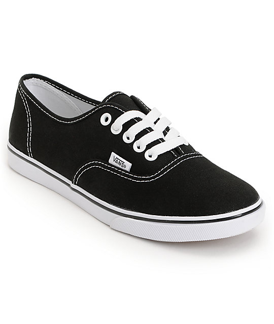 Vans Authentic Lo Pro Black Shoes (Womens) at Zumiez : PDP