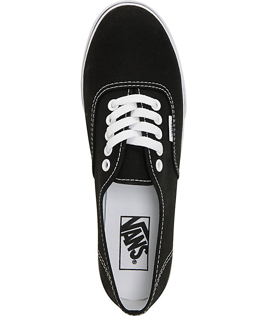 Vans Authentic Lo Pro Black Shoes | Zumiez