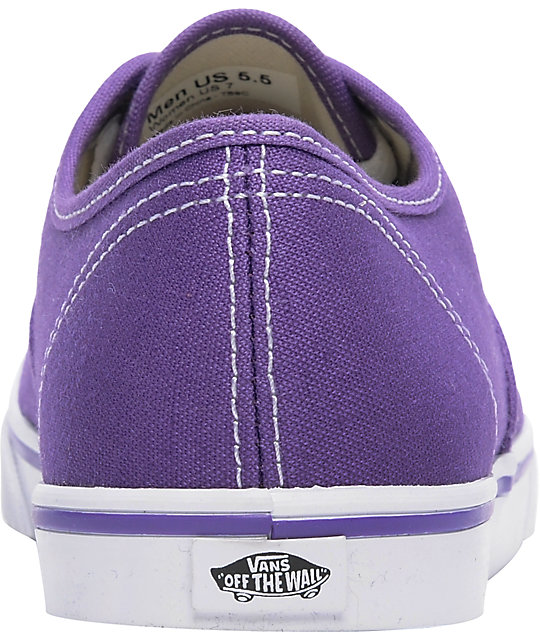 vans authentic lo pro purple