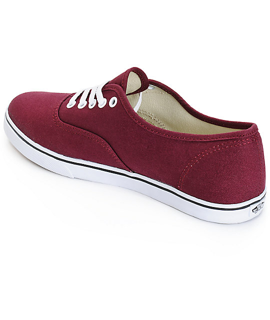 maroon low pro vans