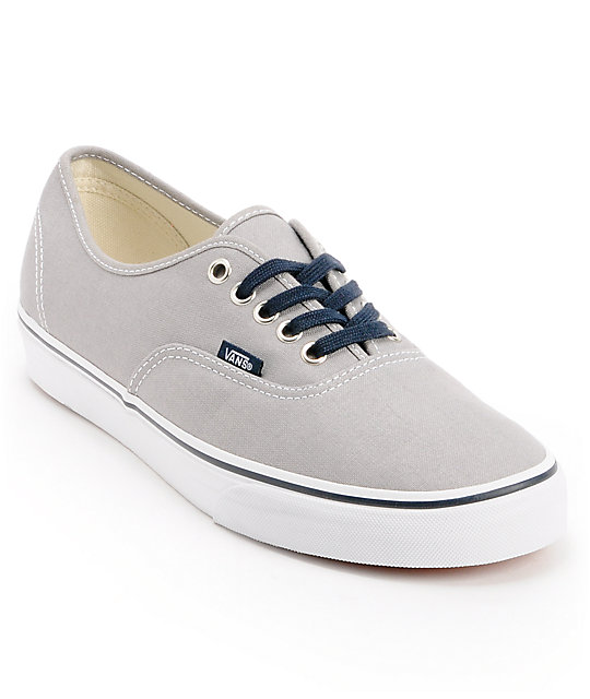 vans authentic grey