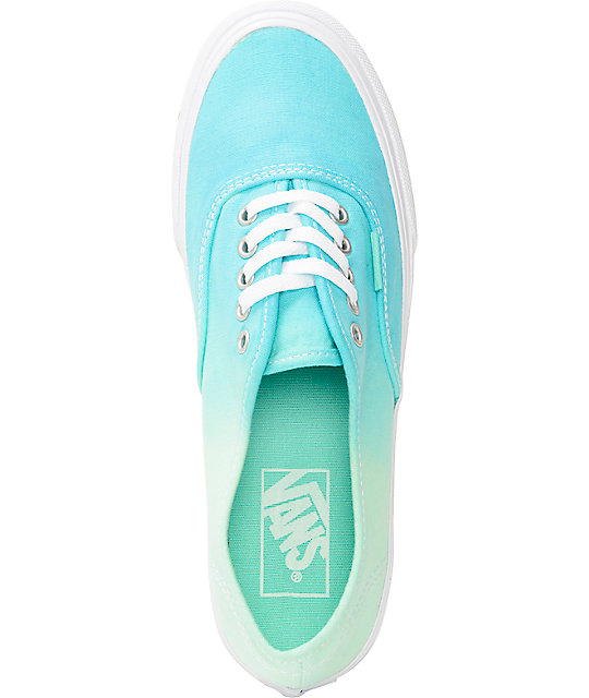 Vans Authentic Mint Ombre Shoes | Zumiez