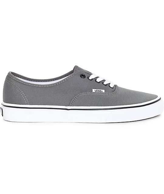pewter and black vans
