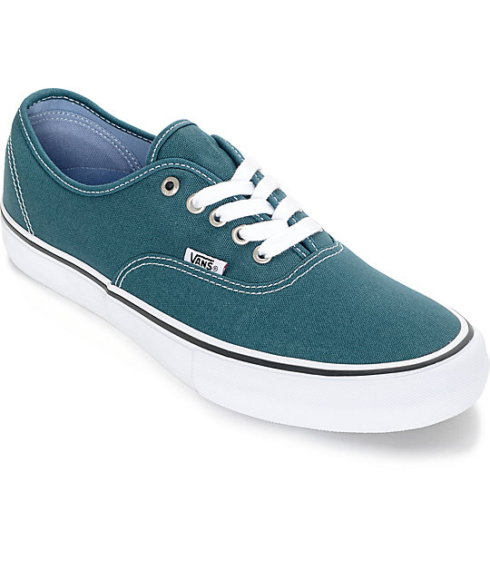 Vans Authentic Pro Balsam Green Skate Shoes | Zumiez