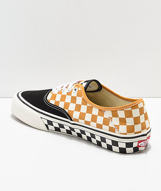 checker vans with sunflowers