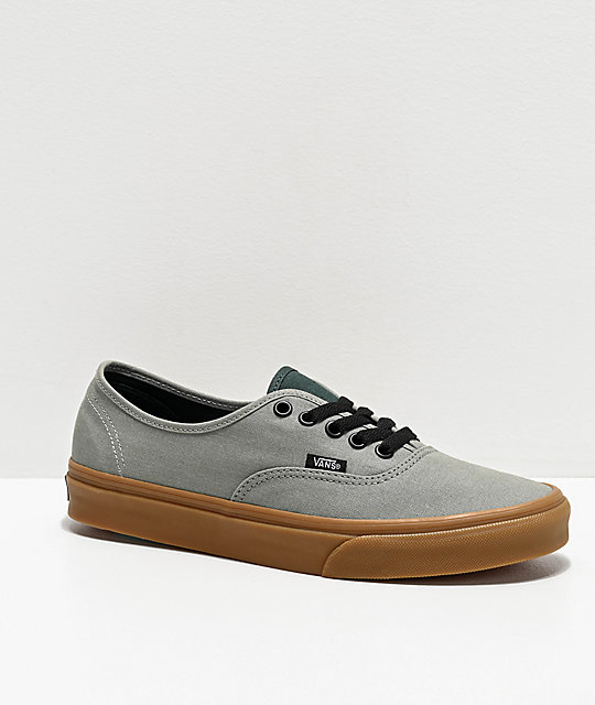 Vans authentic shop grey gum