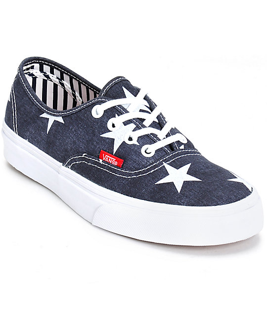 vans shoes with stars