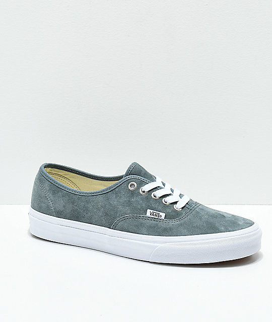 vans authentic hombre gris