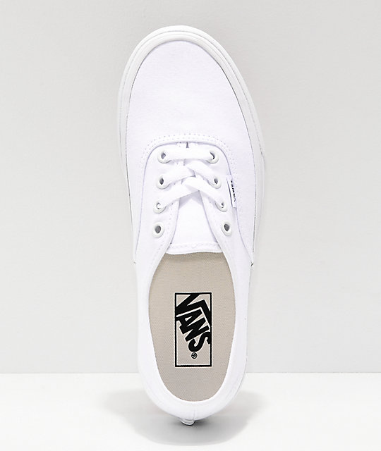 vans authentic blancas