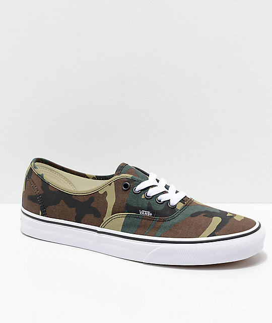 camouflage vans