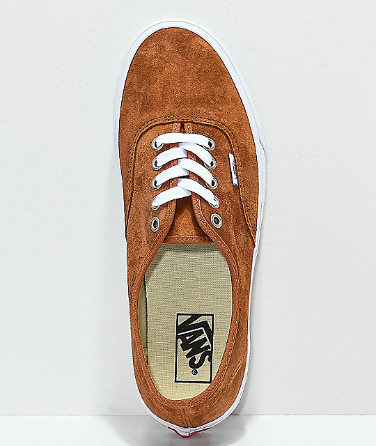 vans authentic hombre marron