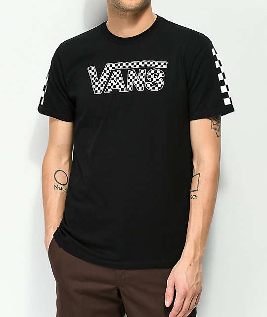 vans black tee