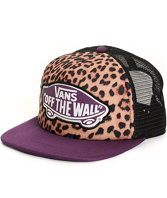 vans leopard hat