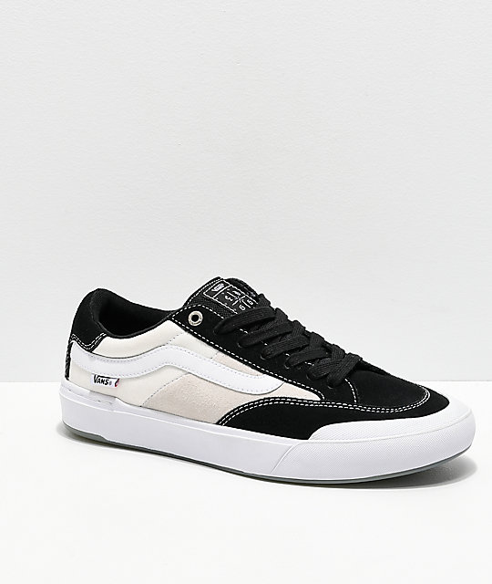 Vans Berle Pro Black & White Suede Skate Shoes Vans Berle Pro Black & White Suede Skate Shoes