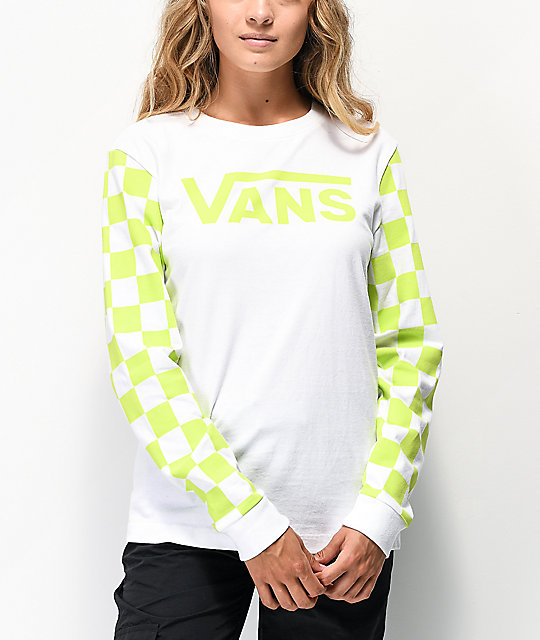 camiseta vans verde