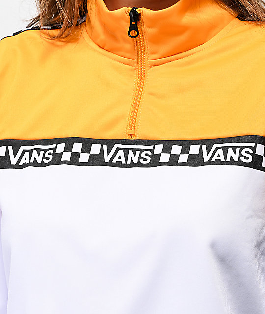 vans windbreaker white