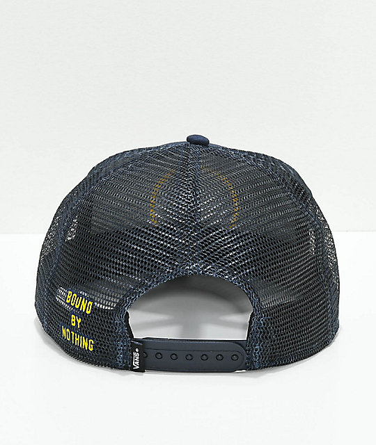 vans snapback azul