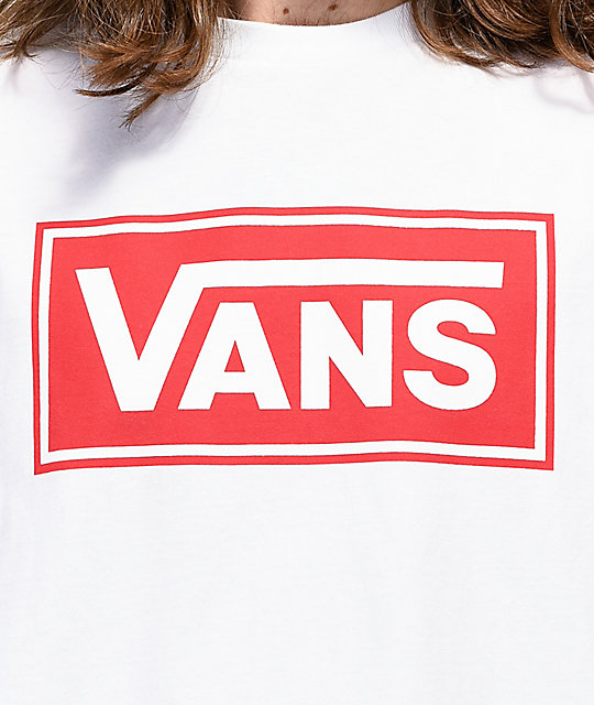 vans red box crew sweatshirt