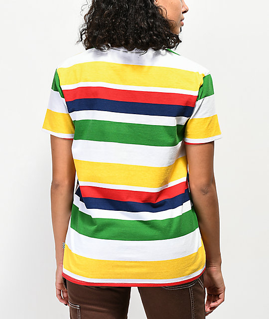 rainbow stripe t shirt