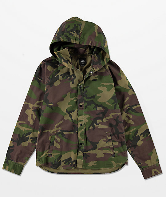 vans camo shirt